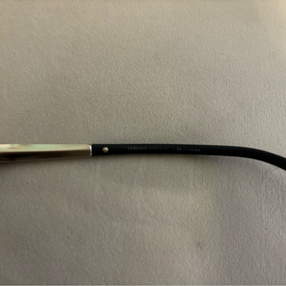 Black & Gold Versace Sunglasses - Picture 9 of 14